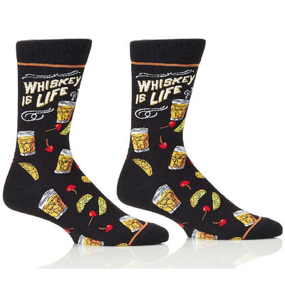 Twin Roads - Whiskey is Life Socks for Him