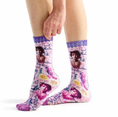 Twin Roads - "Chatelaine" Printed Socks for Her