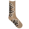 Twin Roads - Fine Wool Folk Socks Beige