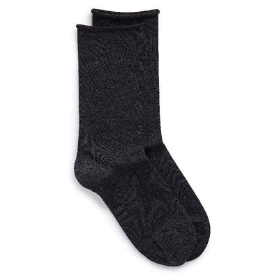 Twin Roads - Roll-Top Pure Cotton Grey Socks