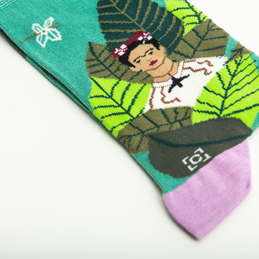 Chaussettes Autoportrait de Frida pour Elle