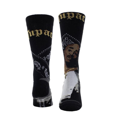 Twin Roads - Tupac Black Bandana Socks