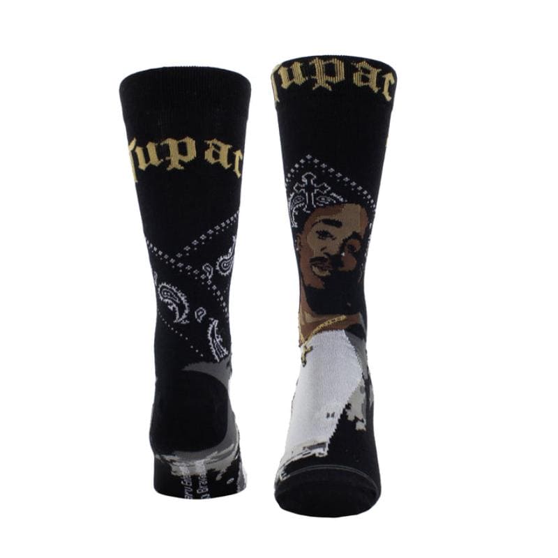 Chaussettes Tupac Bandana Noire