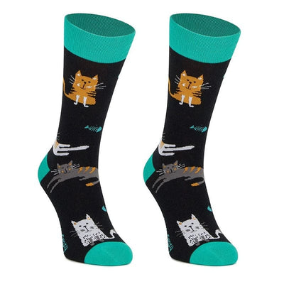 Emerald Cat Socks for Her