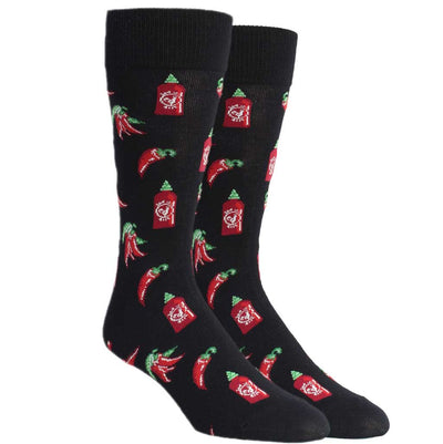 men's socks - Hot Stuff Sriracha