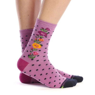 Twin Roads - Rose Bloom Socks for Her