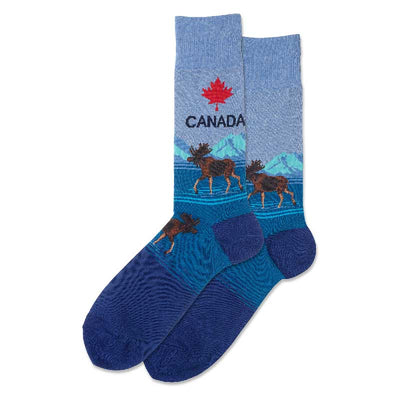Twin Roads - Canada Moose Socks for Him