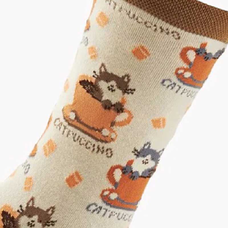 Twin Roads - Catpuccino Socks for Her